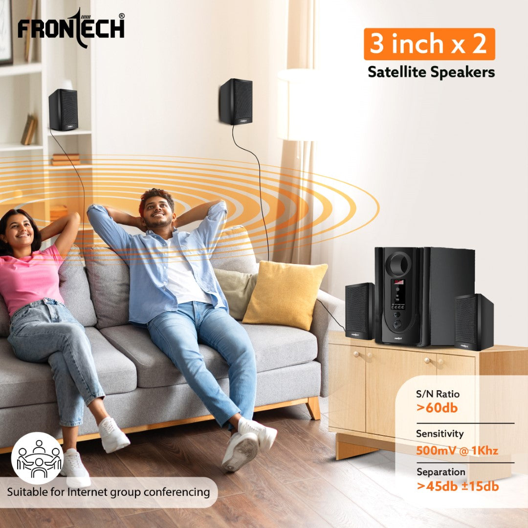 Frontech 4.1 Channel Speaker System (3366) Frontech 4.1 Channel Speaker System (3366)